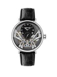 Ingersoll The Tennessee Automatic Mens Watch With Grey Dial And Black Leather Strap - I13103
