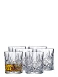 Whiskyglas 6 Stk. Lyngby Melodia Home Tableware Glass Whiskey & Cognac Glass Nude Lyngby Glas