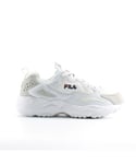Fila Ray Tracer Womens White Trainers - Size UK 4.5
