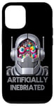 iPhone 12/12 Pro Funny AI Artificially Inebriated Drunk Robot Stoned Tipsy Case