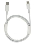 Laddkabel Lightning till USB Vit 2 Meter 
