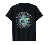Save The Ocean T Shirt - Keep The Sea Plastic Free Turtle