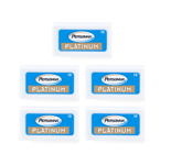 Personna Platinum Chrome Dubbeleggade Rakblad 50-pack (Prenumeration: Var tredje månad)