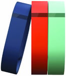 Fitbit Flex Lot de 3 bracelets accessoires Bleu Marine/Turquoise/Mandarine S