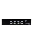 4 Port Professional VGA USB KVM Switch with Hub