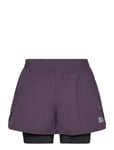 Impact Run At 2 In 1 Short Sport Shorts Sport Shorts Purple New Balance