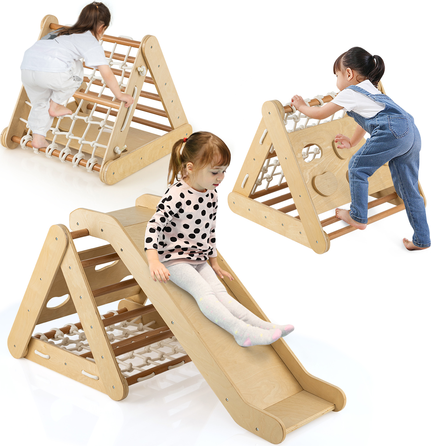 Test de l'arche d'escalade 3 en 1 WoodsCraft pour enfants