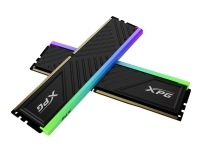 XPG SPECTRIX D35G - DDR4 - sats - 16 GB + 2 x 8 GB - DIMM 288-pin låg - 3200 MHz / PC4-25600 - CL16 - 1.35 V - ej buffrad - svart