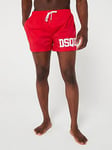 Dsquared2 Underwear Logo Swim Shorts - Red, Red, Size S, Men
