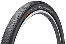 Continental Double Fighter III Rigid Tyre in Black - 26 x 1.90"