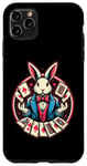 Coque pour iPhone 11 Pro Max Carte baguette magicienne chapeau lapin tours de magie illusionniste