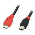 Lindy Câble USB Micro-B/Mini-B OTG, 1m