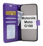 Crazy Horse Wallet Motorola Moto G100 (Lila)
