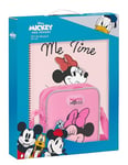 Minnie Mouse Loving - Set cadeau, coffret cadeau, lot de 3, set de papeterie, spécial cadeau, 28 x 6 x 35 cm, couleur rose, rose, Estándar, Décontracté