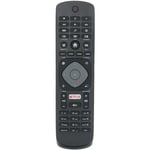Crea - Remote Control Replace For Philips 4k Uhd Hdr Ambilight Smart Tv 43pus6262 49pus6262 50pus6262 55pus6262 65pus6262
