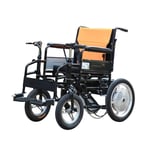 FTFTO Home Accessories Electric Wheelchair Elderly Disabled Wheelchair Foldable Portable Care 4Wheel Double Motor Electric Scooter Load Capacity 100Kg