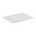 Receveur de douche extra plat - Ultra Flat s i.life - Idéal Standard - 120 x 80 cm - Blanc pur effet pierre