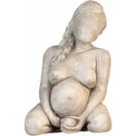 Xinuy - Petite sculpture contemporaine Décoration d'intérieur Statue cadeaux pour mère Figurine femme nue nue pour chambre à coucher, salon,