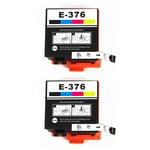 SSBY Compatible Ink Cartridge Replacement for Epson T376, Fits With PictureMate PM-525-2 color