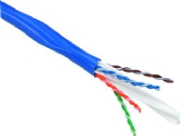 Datakabel NETCONNECT kat 6A U/UTP 500 MHz (4x2xAWG23) 305m tromle, farve: blå, CPR: Dca s2-d2-a1, type: CS44Z3 - (305 meter)