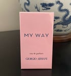 ARMANI My Way 50ml Eau De Parfum Refillable Spray. New Factory Sealed