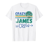 Crazy James Crew Vacances en famille T-Shirt