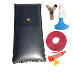200L solar shower bag sun bag, domestic summer EVC bath hot water bag with shower head, suitable for camping outdoor travel