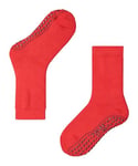 FALKE Unisex Kids Catspads K HP Cotton Wool Grips On Sole 1 Pair Grip socks, Red (Fire 8150), 5.5-8