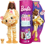 Barbie Doll Cutie Reveal Kitty Plush Costume Doll with 10 Surprises