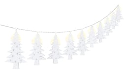 Goobay 10 LED lyskæde "Juletræ" med timerfunktion, varm-hvid (3000 K), batteridrevet