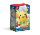 Let's Go Pikachu Poke Ball Plus Pack Nintendo Switch Pokemon Video Game NEW