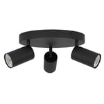 EGLO - Telimbela-Z Spot Rund - Svart - RGB + Tunable White - Zigbee & Bluetooth