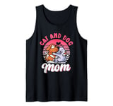 Cat And Dog Mom Lover Dogs Cats Mother Mommy Mama Mother's Tank Top