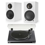 Teac TN-180BT-A3 Noir + Triangle Elara LN01A Blanc mat