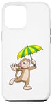 iPhone 15 Pro Max Monkey Circus Umbrella Case
