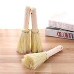 Pot Brush Natural Coconut Brown Oil Long Handle Household Dish W Onesize