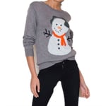 Rut & Circle Awesom Christmas Sweater Grå Xs