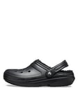 Crocs Men's Classic Lined Clog - Black, Black, Size 6, Men