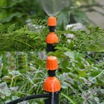 5pcs Micro Drip Irrigation Adjustable Dripper Sprinklers For Far Black
