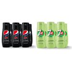 SodaStream Pepsi MAX, Makes Up to 54 Litres - 6 x 440 ml Multipack & 7UP Free, Makes Up to 54 Litres – 6 x 440 ml Multipack