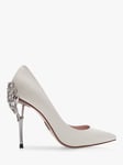 Moda in Pelle Ilari Leather Stiletto Heel Court Shoes, Ivory