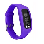 Shumu Pedometer Watch with LCD Display Simple Operation Walking Fitness Tracker Wrist Band Digital Step Counter