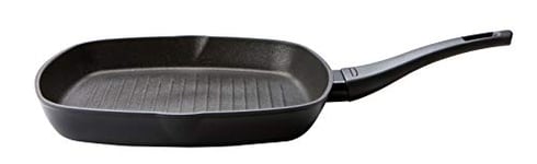 Prestige Thermo Smart Griddle Pan for Induction Hob 28cm - Non Stick Griddle Pan with Heat Indicator Handles, Oven & Dishwasher Safe Grill Pan, Made In Italy