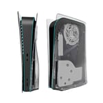 1Pcs DIY Protective Case Transparent Cooling Cover for PS5 Digital Disc Version