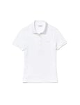 Lacoste Women's Pf5462 Polo Shirt, White, 36 EU