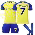 2022-2023 Al-Nassr FC fotbollströjor för barn nr 7 Ronaldo 22