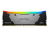 Kingston FURY Renegade RGB - DDR4 - module - 16 Go - DIMM 288 broches - 3600 MHz / PC4-28800 - CL16 - 1.35 V - mémoire sans tampon - non ECC - noir