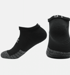 Under Armour HeatGear® No Show Socks 3-Pack (Färg: Svart, Storlek: Large)