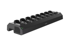 Axis W701 Mk II laddnings- och synkroniseringsstation - 8 fack - + växelströmsadapter - anslutning för kroppskamera - 120 Watt
