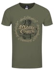 Lord of the Rings LotR T-shirt Middle Earth Men's Green